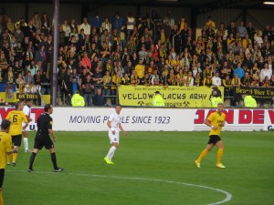 Meer dan vierhonderd fans van Roda JC waren aanwezig bij het duel!